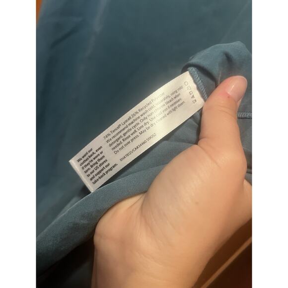 Eileen Fisher Blue Dress Tencel Small S Pockets - Picture 4 of 5